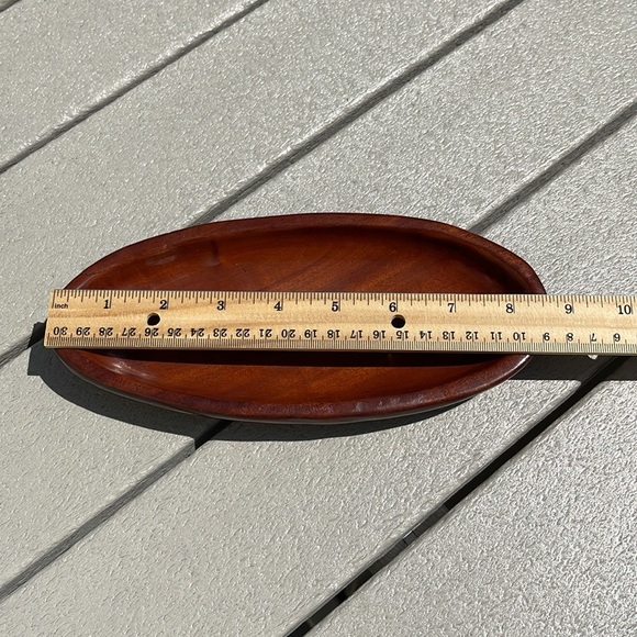 Small Oval Wood Bowl - Picture 6 of 7